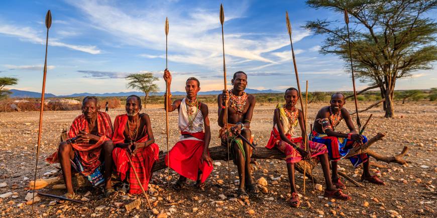 De gedetailleerde sieraden van het Samburu volk